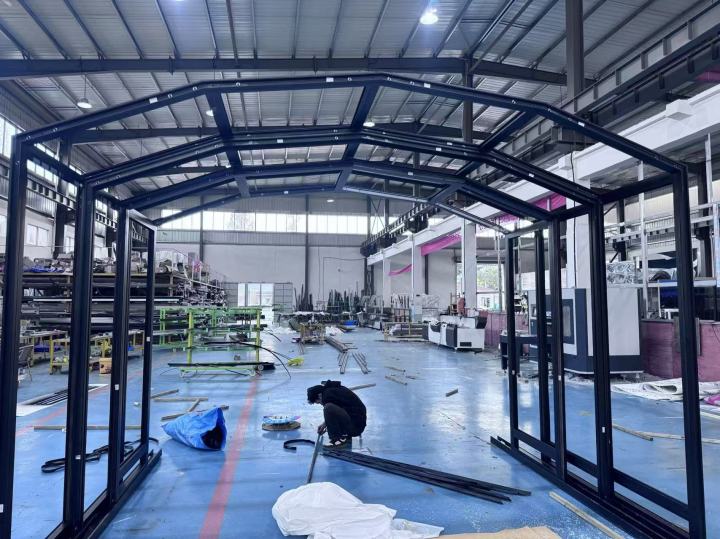 别墅移动阳光房应用场景示意图