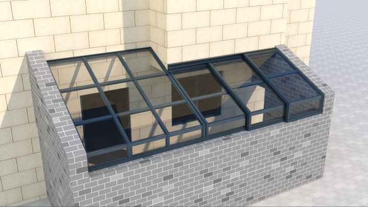 户外移动阳光房产品细节展示