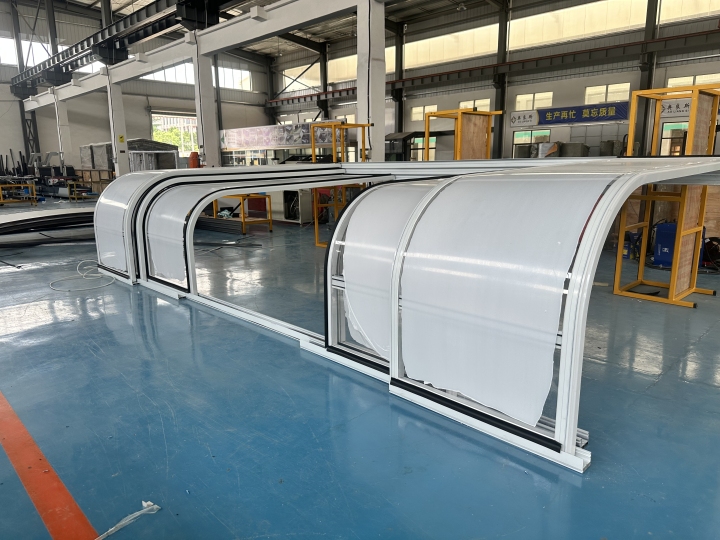 可折叠泳池房应用实景