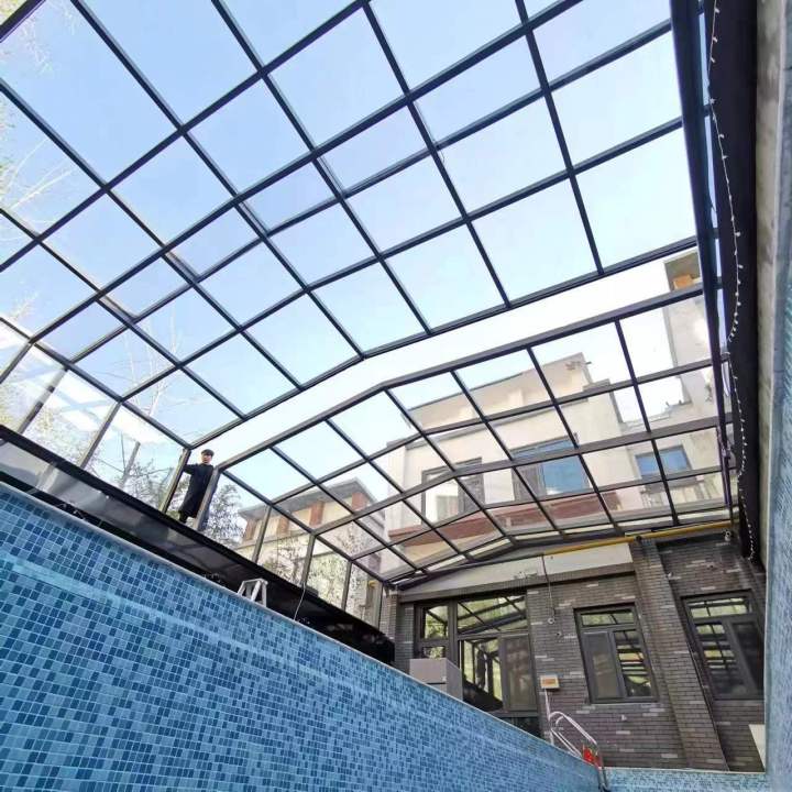 高端项目移动泳池房实景