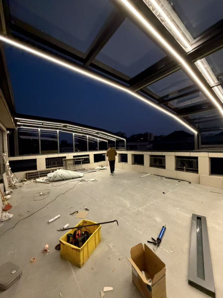 阳台移动阳光房工艺展示