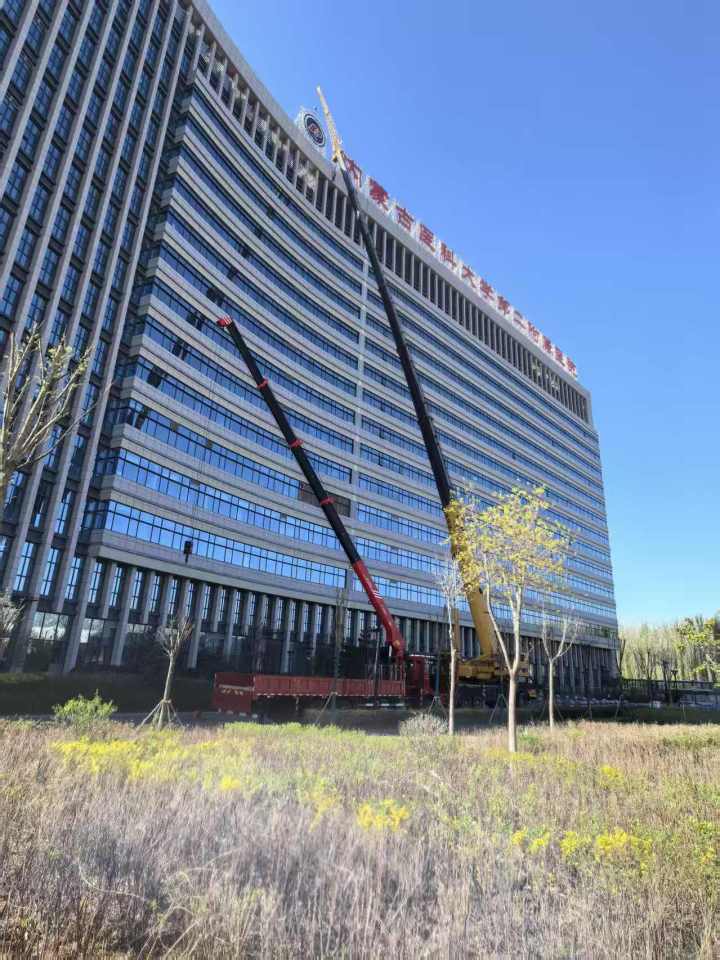 多台起重设备协同作业，展现大规模设备搬运能力