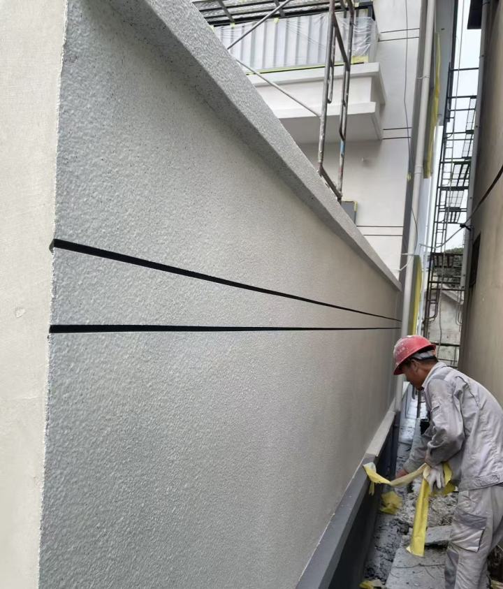 真石漆施工效果展示