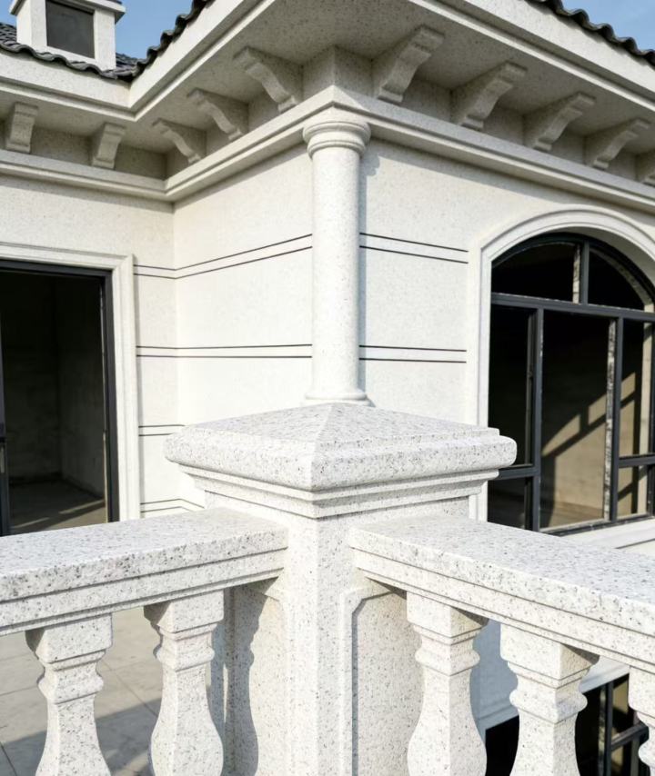 真石漆一体化施工案例