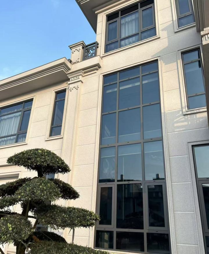 真石漆一体化施工案例