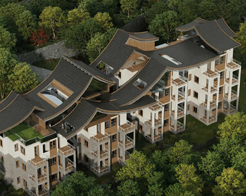 森林洋房与自然环境