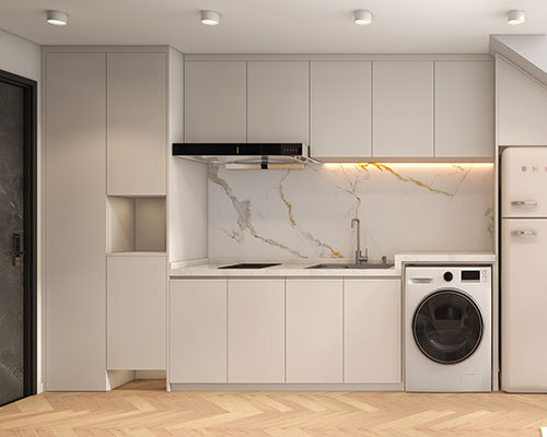 菁典装饰精工施工现场