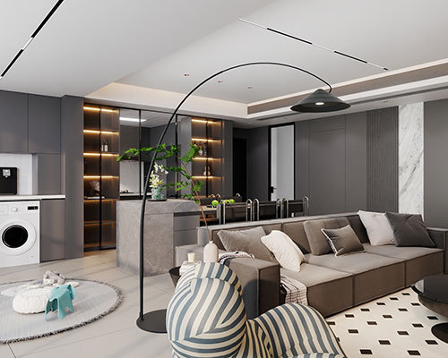 别墅洋房花园与室内融合设计