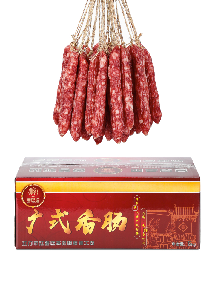 精选腊肠产品展示