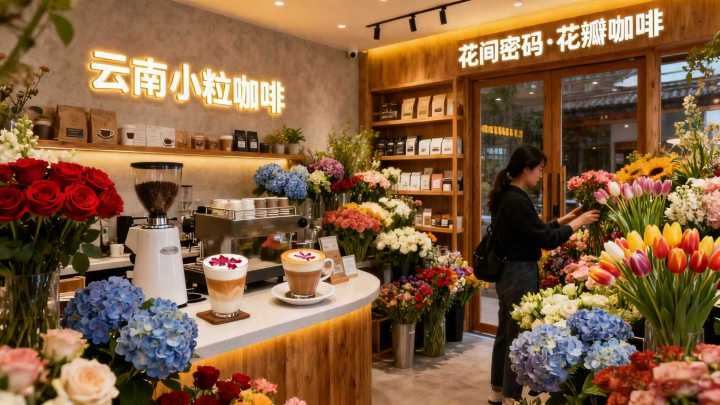 云南高海拔咖啡庄园与鲜花基地