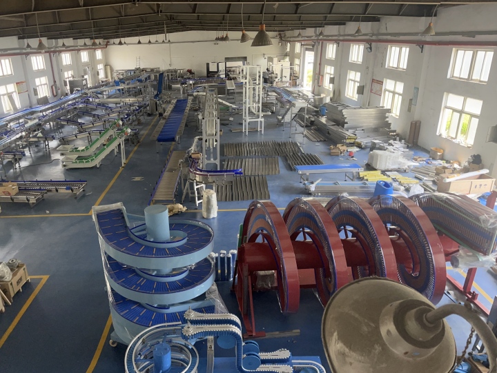 现代化滚筒输送生产线