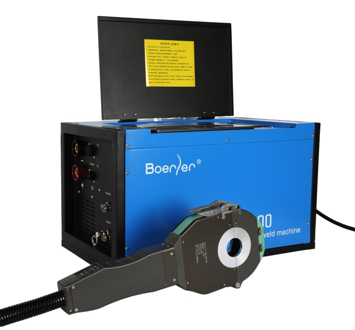 封闭式管管焊机工作示意图