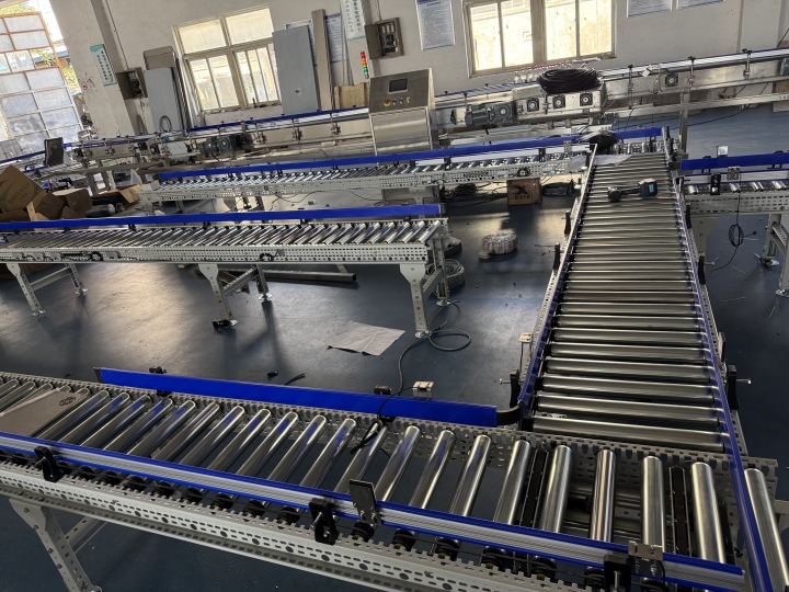 滚筒输送设备在产线中应用