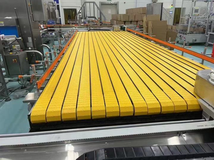 链板输送机工作场景示意图