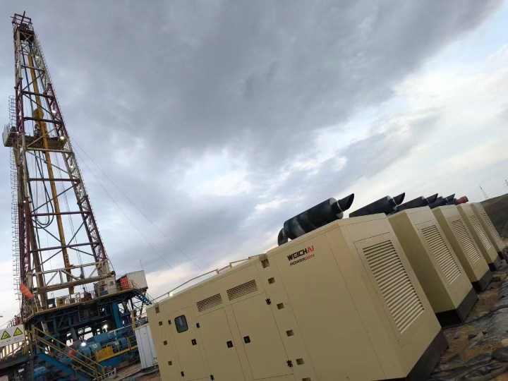 工厂临时供电发电机租赁现场应用