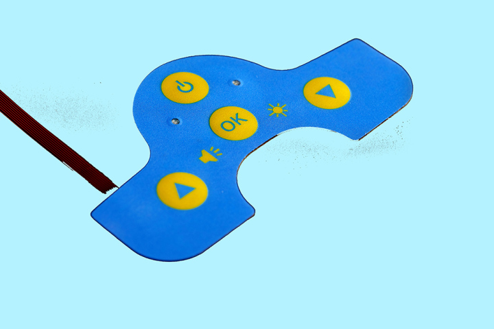 工程机械用薄膜开关产品展示