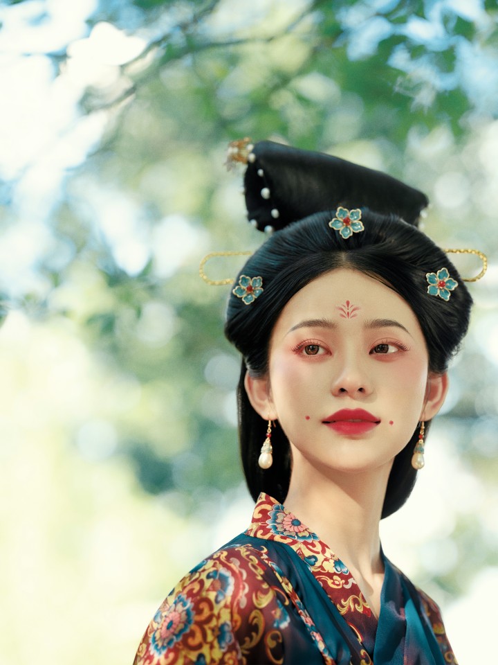明制汉服细节与妆造展示