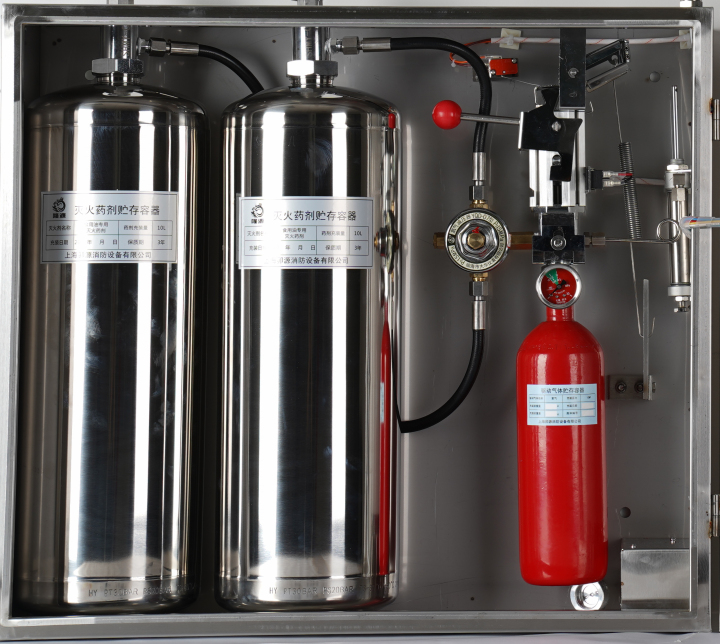 厨房灭火装置实际安装案例