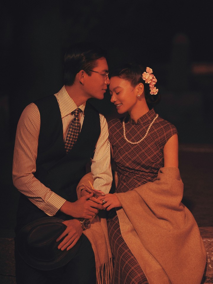 苏栖影像馆定制旗袍细节展示