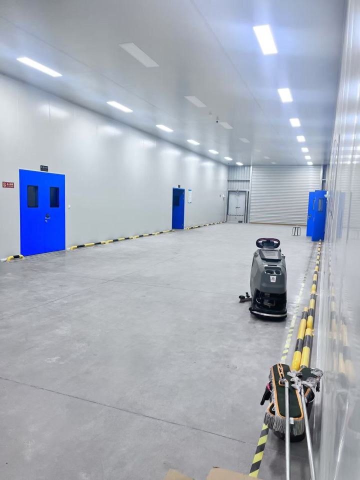 食品厂净化安装工作原理示意图