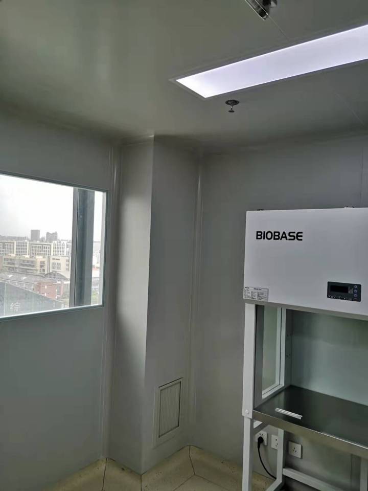 净化安装验收现场