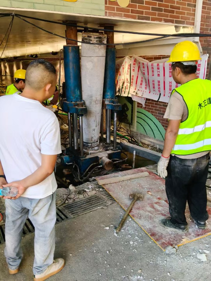 专业地基加固施工现场