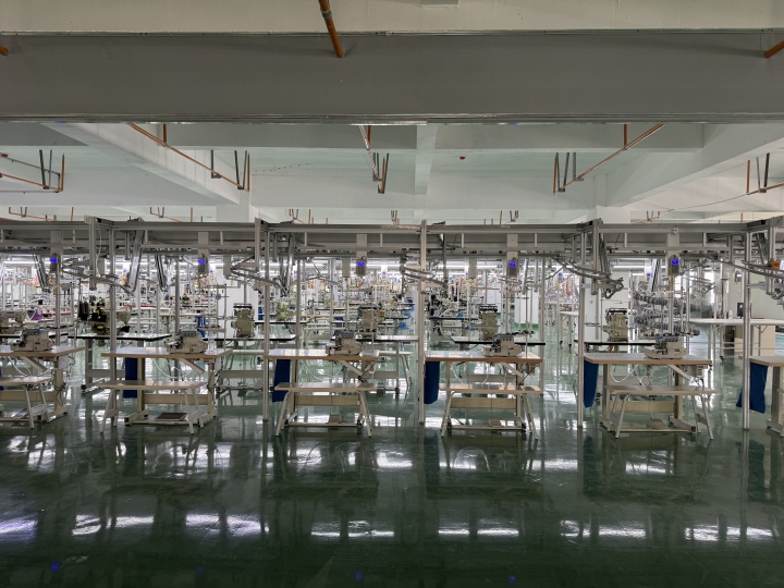 工业缝纫机生产车间