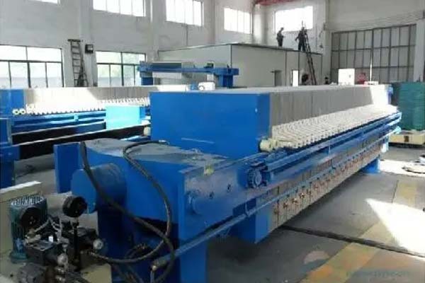 压滤机内部结构细节