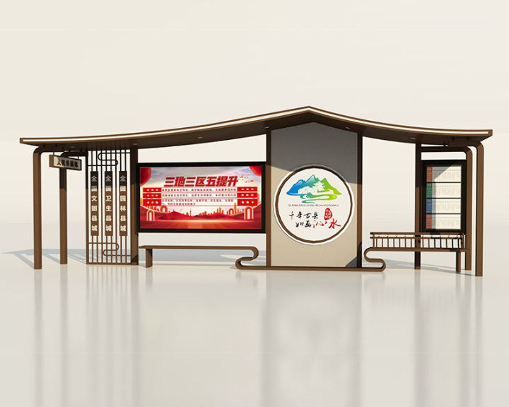 公交站台应用场景实拍