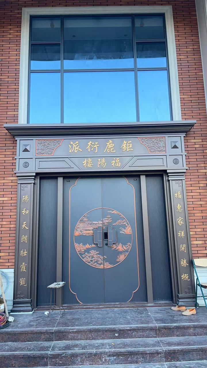 自建房大门外观设计示意图