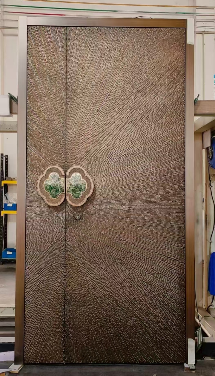 别墅大门外观示意图