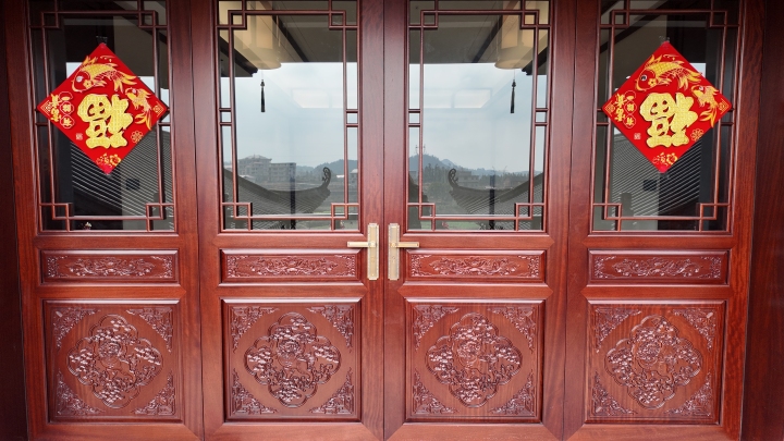 红木整装艺术细节展示