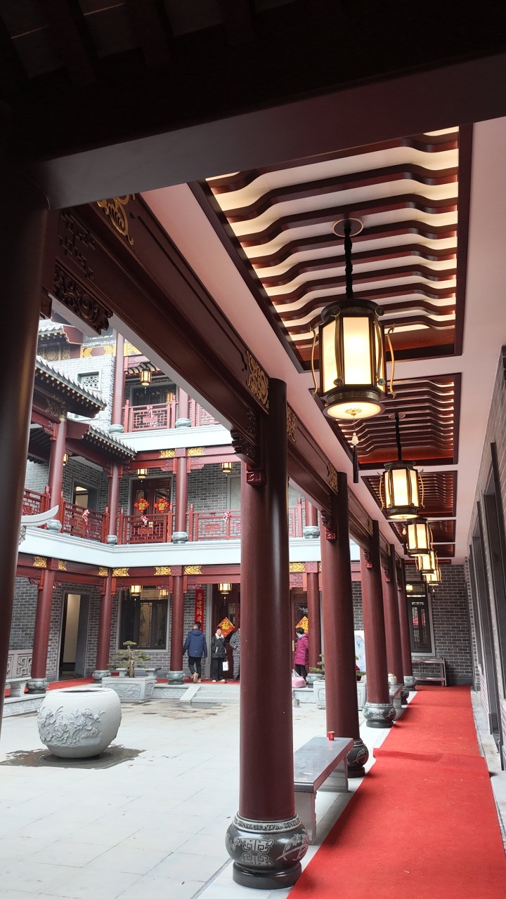 中式整装客厅效果图