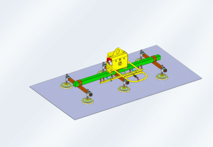现代化车间使用真空吸吊机