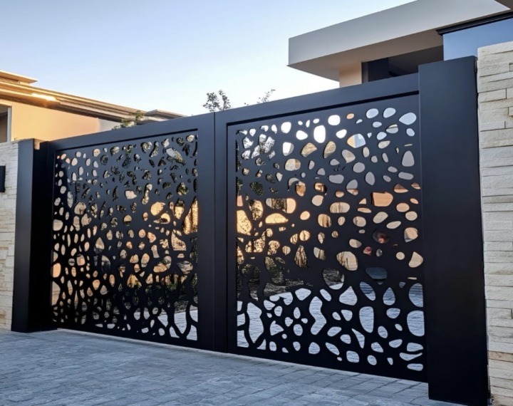 别墅大门工艺细节