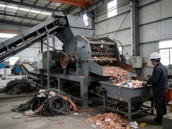 铜米加工厂生产线实景