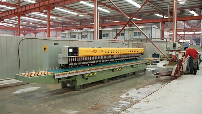 挪威木纹石材大板展示