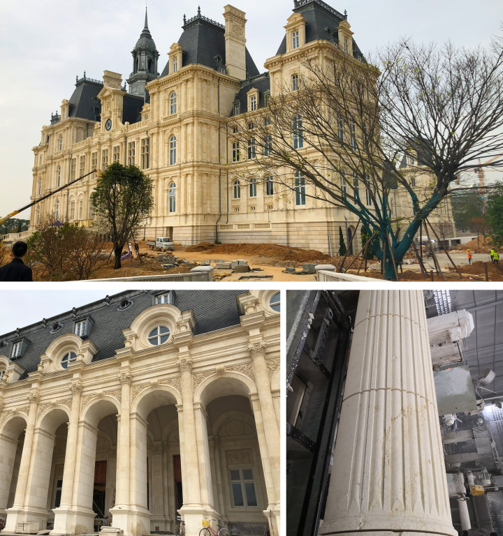 挪威木纹大理石大板展示