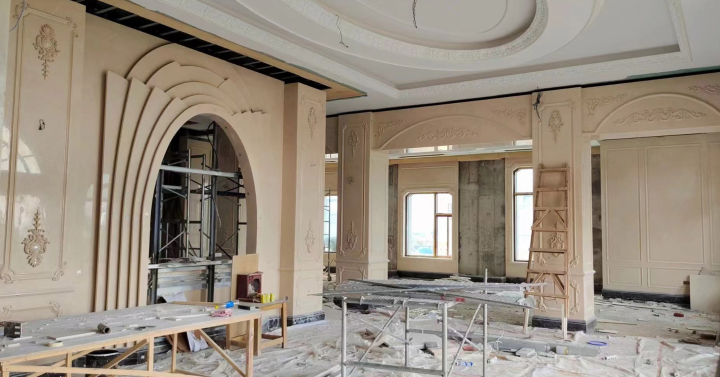 木纹大理石空间效果