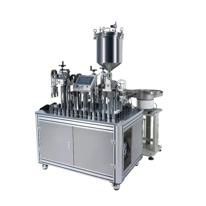 唇彩灌装机生产车间示意