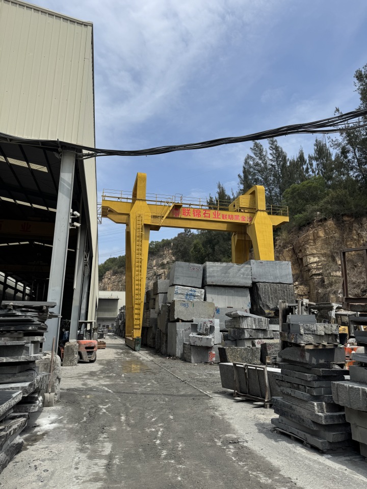 幻影蓝异形石材展示