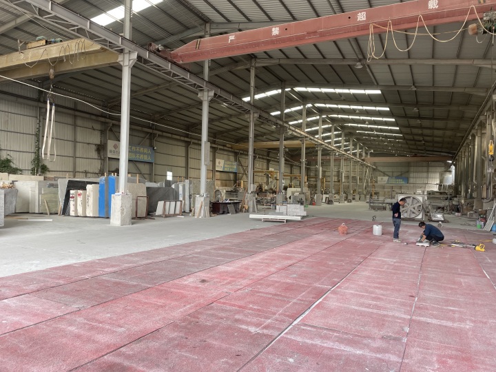 花岗岩幕墙加工车间