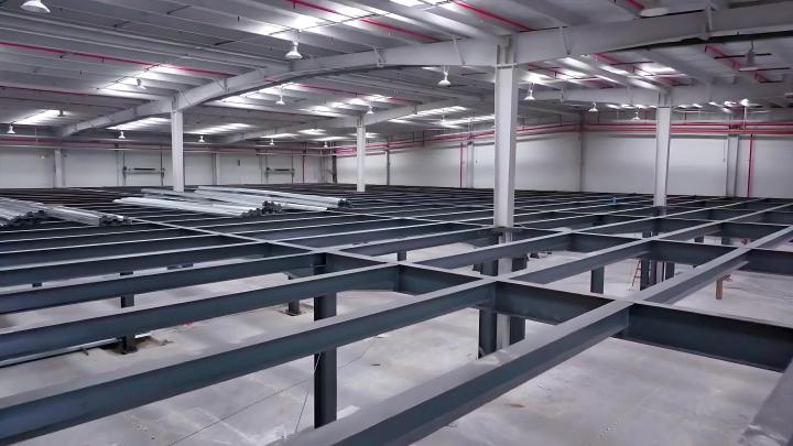 钢结构施工完成实例