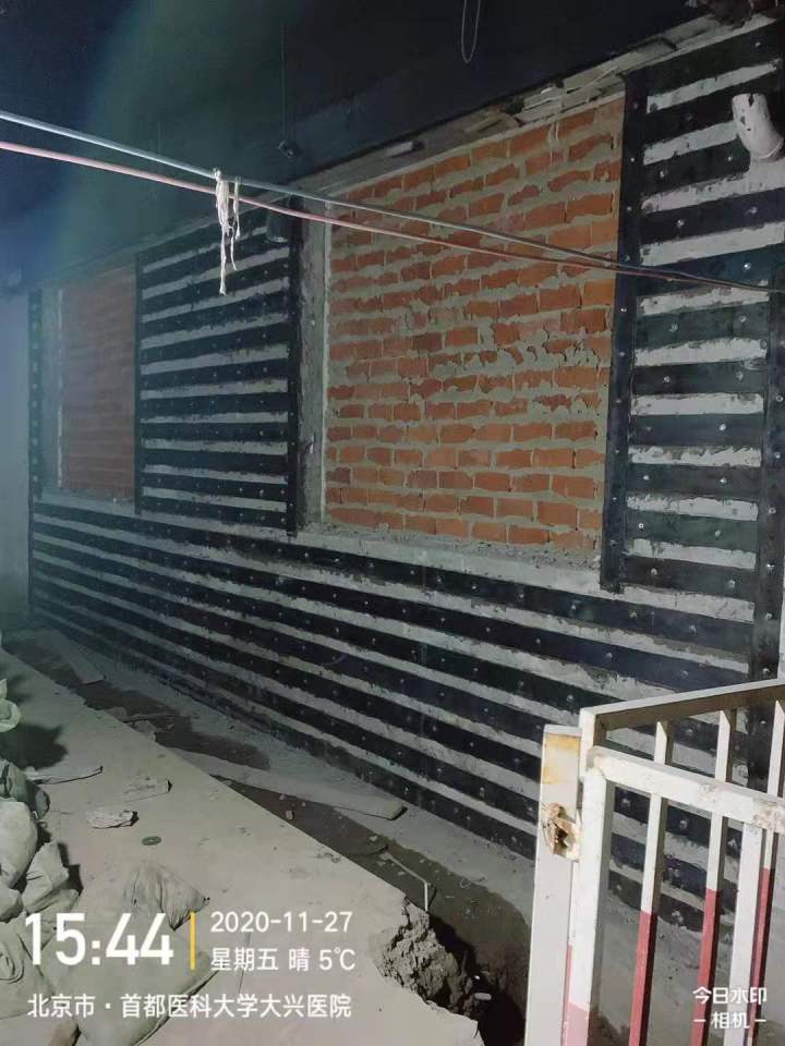 抗震加固后墙体效果图