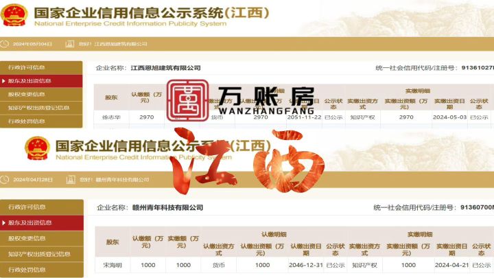 万账房企业团队合影