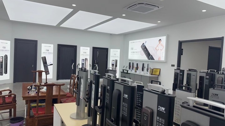 AI智能锁内部结构示意图