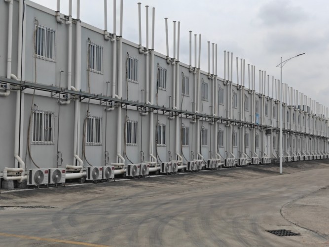 住人集装箱应用于工地场景