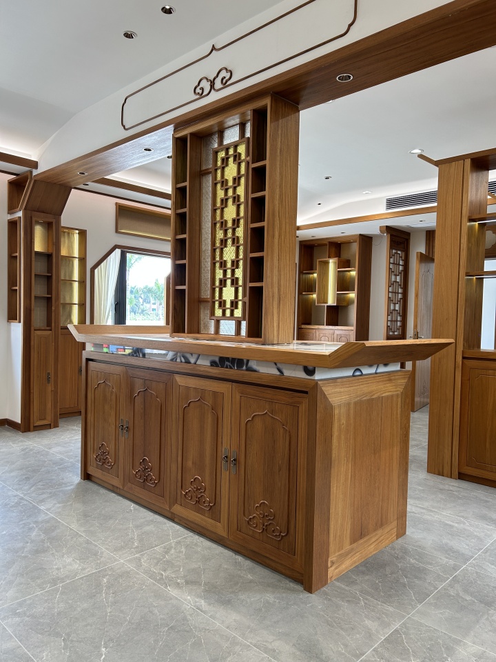 缅甸柚木全屋定制空间展示