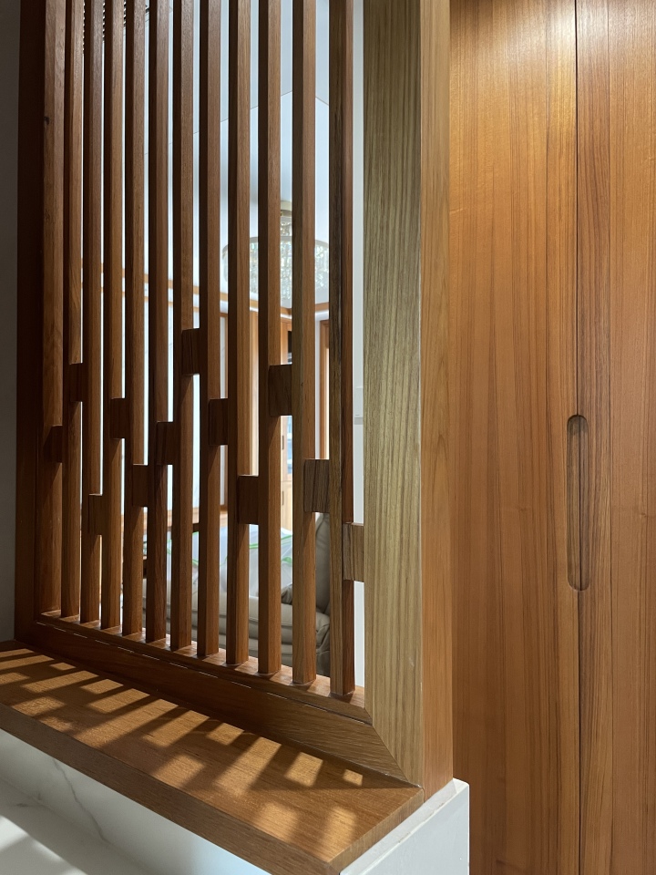 缅甸柚木天然晒场