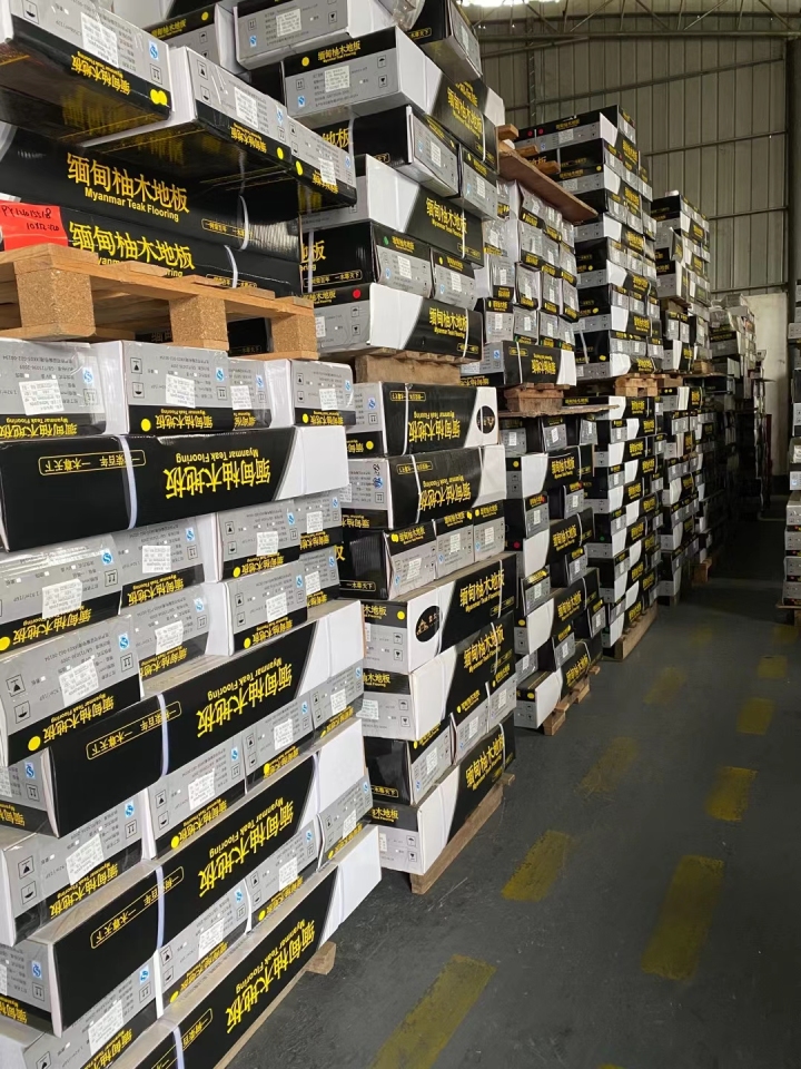 缅甸柚木原料基地实景